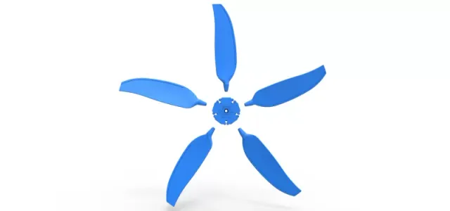 5 Blade Propeller of Drag racing Airboat Scale 1:25 — Фото 6 из 8