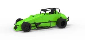 Pavement Silver Crown Car Version 3 Scale 1:25