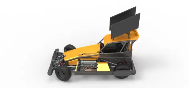 New Zealand Superstock car while turning Version 4 Scale 1:25 — Фото 10 из 29