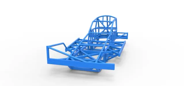 Frame of BriSCA Formula 1 Stock Car Scale 1:25 — Фото 4 из 19