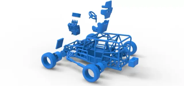 Dwarf car Base Scale 1:25 — Фото 29 из 30