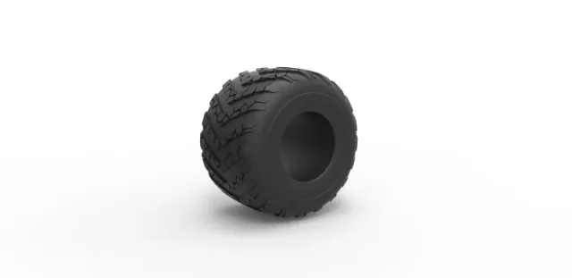 Diecast Monster Jam tire 12 Scale 1:25 — Фото 2 из 9