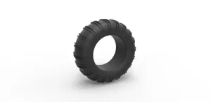 Diecast Dune buggy rear tire 22 Scale 1:25