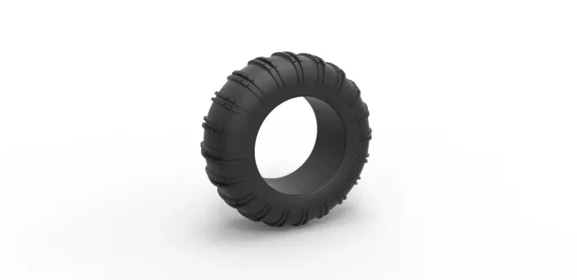 Diecast Dune buggy rear tire 22 Scale 1:25 — Image 8 of 8