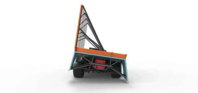 Super Dirt Late model with side wing while turning Scale 1:25 — Image 16 of 31