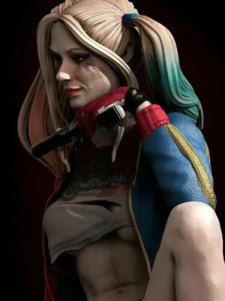 Harley Quinn 3D Print Model, Suicide Squad — Image 7 of 10