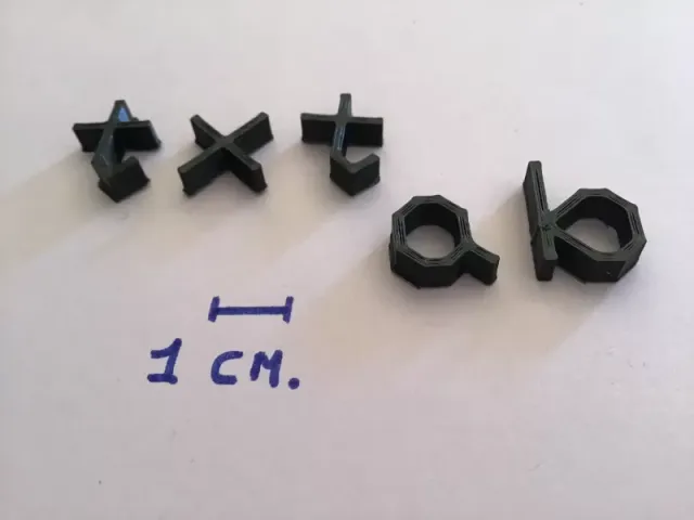 TXT lowercase 3D letters STL file — Фото 3 из 5
