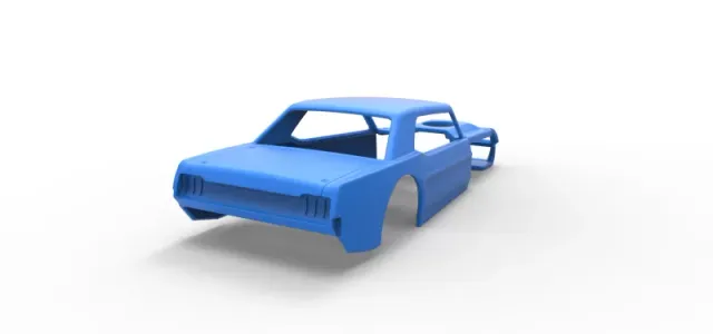 Shell of Vintage Asphalt Modified stock car V6 Scale 1:25 — Фото 14 из 22