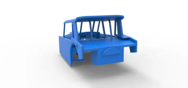 Shell of Vintage Dirt Modified stock car Version 6 Scale 1:25 — Фото 10 из 24