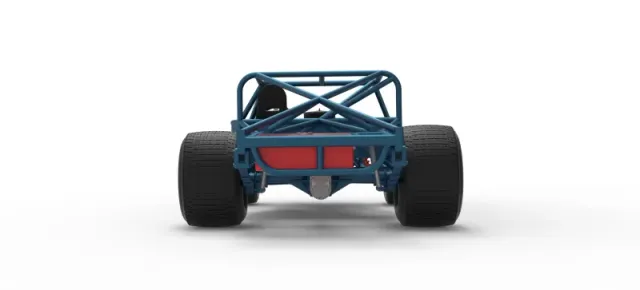 Vintage Dirt late model Race car Base Scale 1:25 — Фото 16 из 29