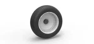 Diecast Wheel from vintage monster truck 1:25