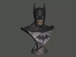 Batman Bust DC Comics Statue Print Model 3D STL