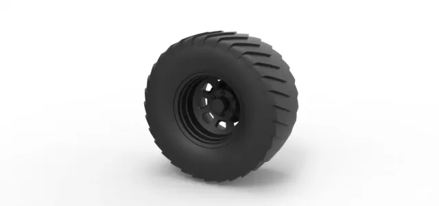 Diecast Wheel from Pulling truck — Фото 6 из 6