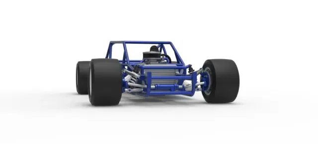 Vintage Asphalt Modified stock car Base V6 Scale 1:25 — Фото 27 из 30