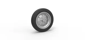 Front wheel of old school dragster Version 5 Scale 1:25
