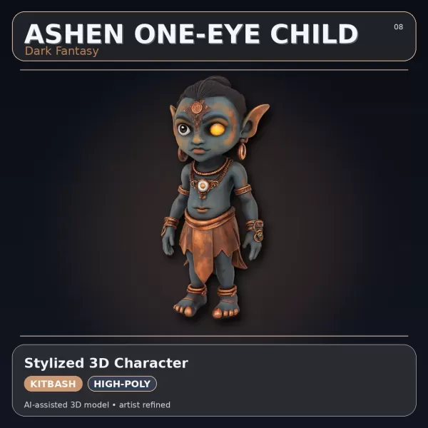 Mythic & Mech Character Collection – High-Poly Kitbash 3D Model — Фото 16 из 22