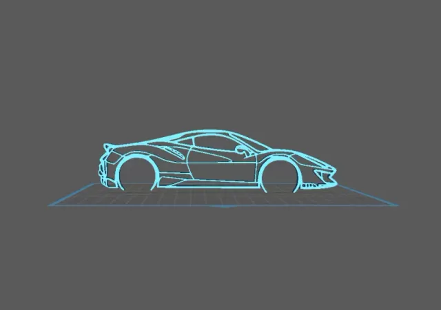 Ferrari - 488 Pista Wall Art — Image 2 of 2