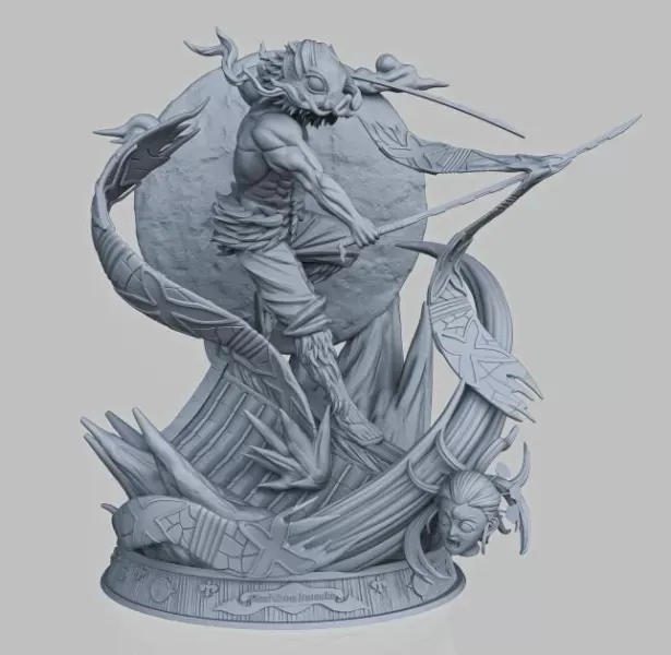 Demon Slayer Inosuke and Tanjirou 3D Printing STL Combo Pack — Фото 5 из 7