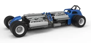 Vintage AWD Dragster Scale 1:25