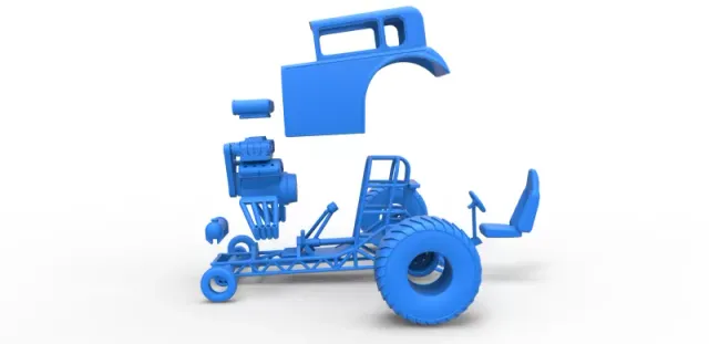 Diecast Mini Rod pulling tractor 5 Scale 1:25 — Image 27 of 31