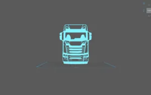 Truck - Scania S 2024 Wall Art