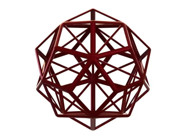Wireframe Shape Small Triambic Icosahedron — Фото 2 из 5