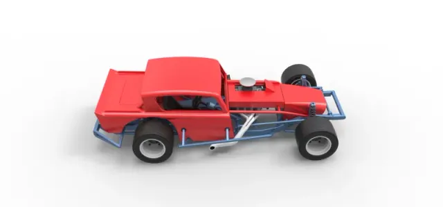 Vintage Asphalt Modified stock car V9 Scale 1:25 — Фото 23 из 29