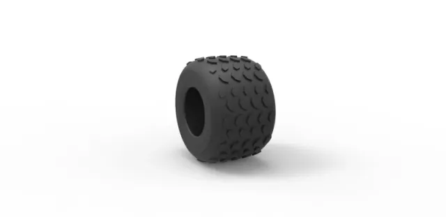 Diecast Monster Jam tire 2 Scale 1:25 — Image 8 of 9