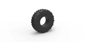Diecast military truck tire 7 Scale 1 to 25