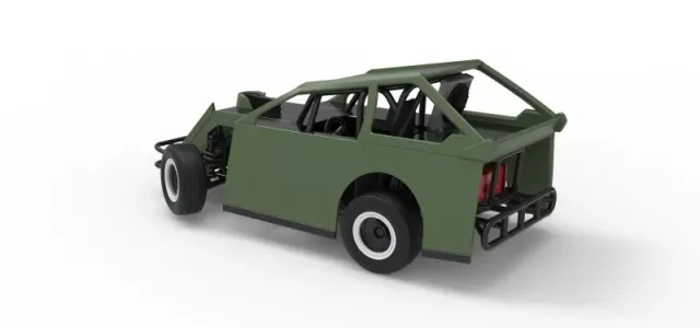 Mod Lite Race car while turning Version 2 Scale 1:25 — Фото 12 из 28