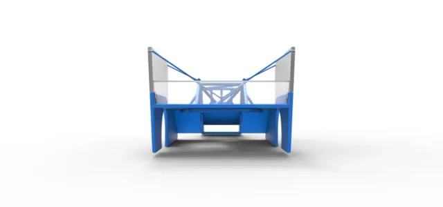 Shell of Outlaw Figure 8 Modified stock car Scale 1:25 — Image 11 of 22