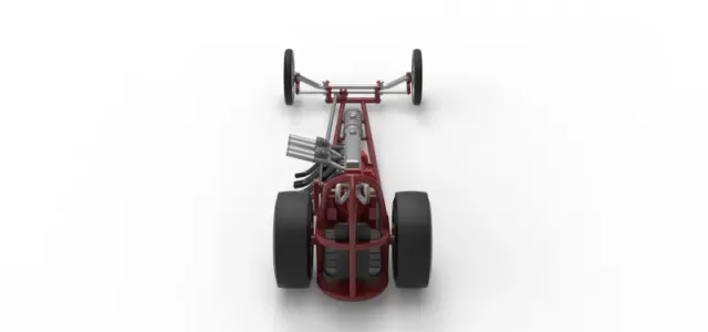 Vintage Front engine dragster Base Version 6 Scale 1:25 — Image 17 of 30