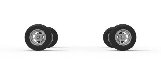 Wheel Set of Mod Lite Race car Scale 1:25 — Image 4 of 12