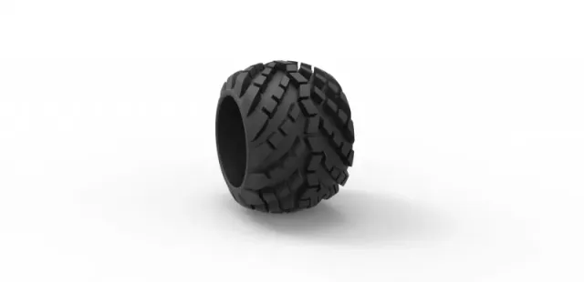 Diecast offroad arched tire Scale 1 to 10 — Фото 7 из 7
