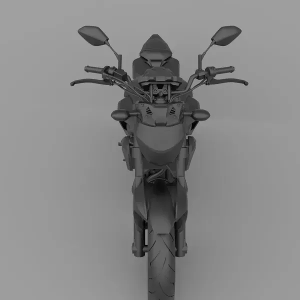3D Printable Yamaha MT-07/FZ-07 Street Motorcycle Model — Фото 5 из 10