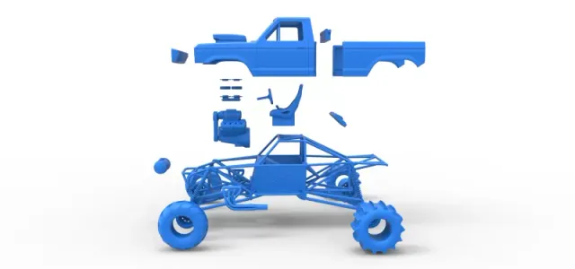 Mud dragster Version 2 Scale 1:25 — Фото 19 из 20