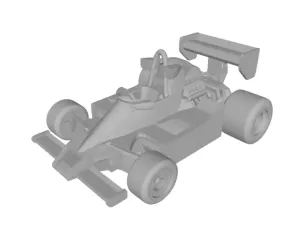 Racing car of the Lotus Formula 1 team