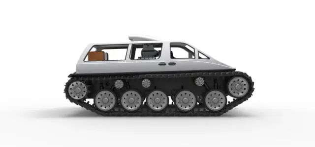 Vintage Monster tank Version 6 Scale 1:25 — Image 19 of 30