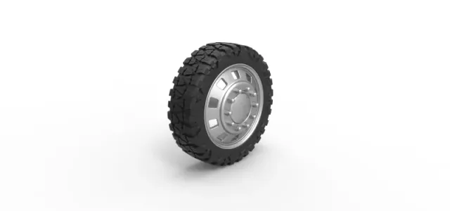 Diecast 10 Square Hole front semi wheel for pickup Scale 1:25 — Фото 2 из 12