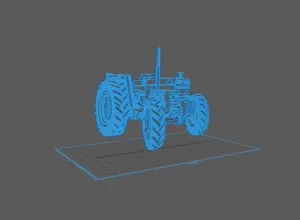 Tractor - Massey Ferguson 188 Wall Art