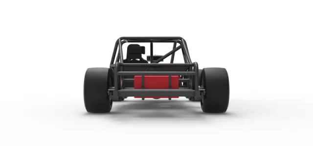 Vintage Asphalt Modified stock car Base V7 Scale 1:25 — Image 15 of 24