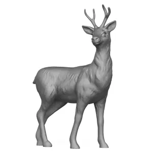 3D Printable Young Deer Animal