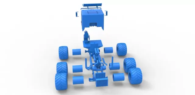 Diecast Monster truck 6x6 Scale 1:25 — Фото 30 из 31