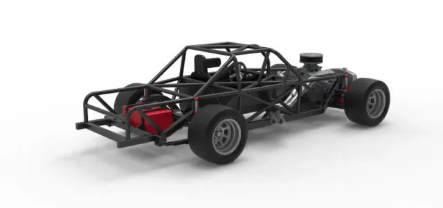 Vintage Asphalt Modified stock car Base V7 Scale 1:25 — Image 17 of 24
