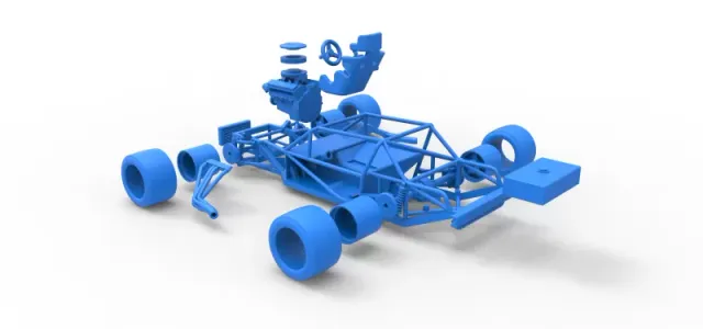 Vintage Asphalt Modified stock car Base Scale 1:25 — Image 27 of 29