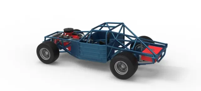 Vintage Dirt late model Race car Base Scale 1:25 — Фото 12 из 29