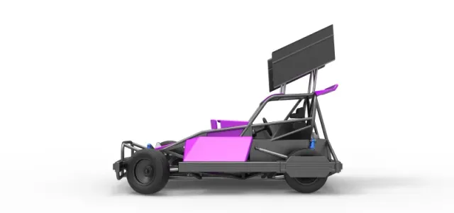 New Zealand Superstock car while turning Version 2 Scale 1:25 — Фото 9 из 31