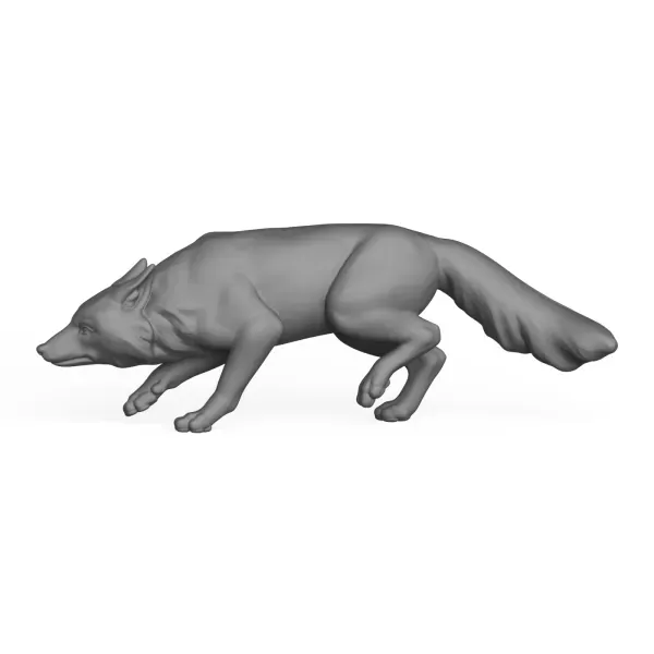 3D Printable Fox Hunting Pose — Фото 3 из 6