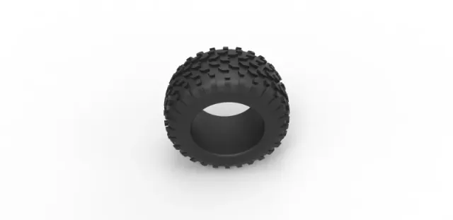 Diecast offroad tire 47 Scale 1:25 — Image 6 of 9