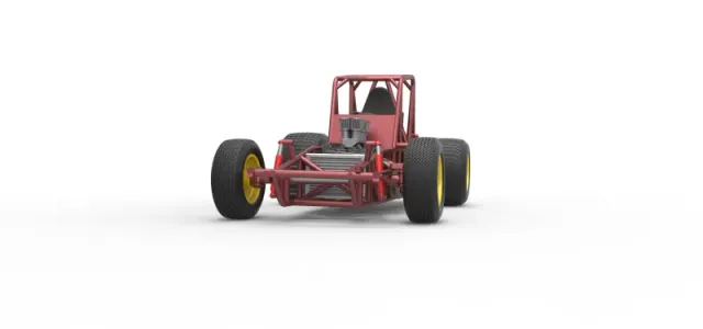 Vintage Sprint car Base Scale 1:25 — Фото 6 из 30